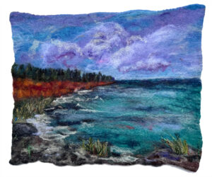 Door County Beach: This piece is at the Woodland Gallery in Stoughton. Please contact them to purchase