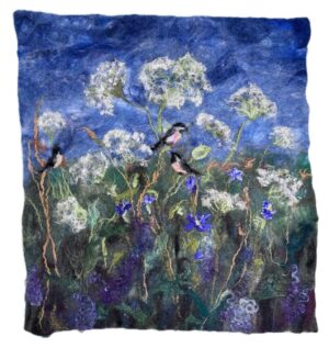 Queen Anne's Lace, Chicory and Chickadees Queen Anne's Lace, Chicory and Chickadees